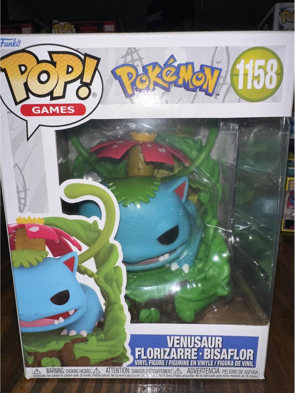 Funko Pop! Games Pokémon Venusaur #1158 Vinyl Figure